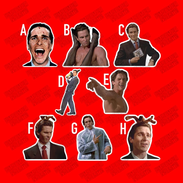 American Psycho Stickers