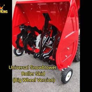 Snowking - Universal Roller Skid  Snowblower Skid Shoes (Big Wheel Version) Snowblower accessories