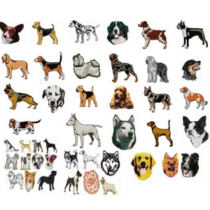 Dog Breeds- Machine Embroidery Design- 100 Designs  Bundle- 4x4 Hoop-  Instant Download