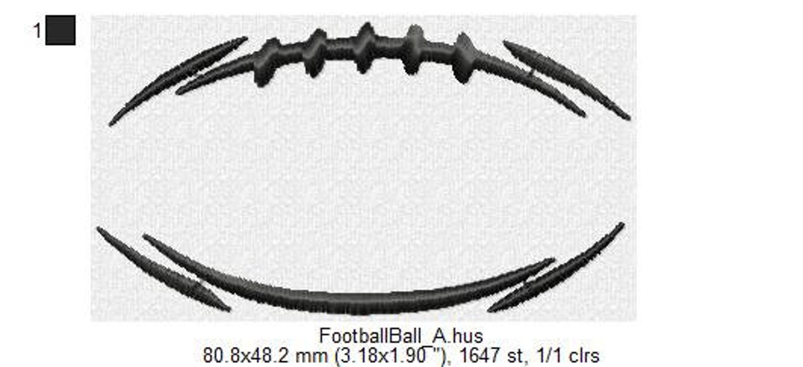 Football Outline- American Football Split Design for Your Name -machine ...