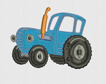 Trattore - Machine Embroidery Design, 5 misure, Instant Download