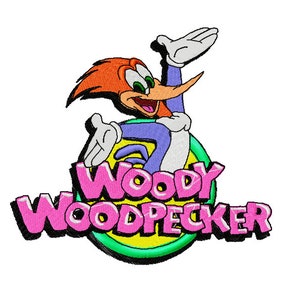 Woody Woodpecker Embroidery Design- 3 Sizes-Instant Download