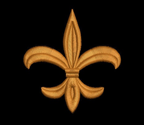 Fleur De Lis -  Machine Embroidery Design - Fleur De Lys Embroidery Designs- 6 sizes- Instant Download