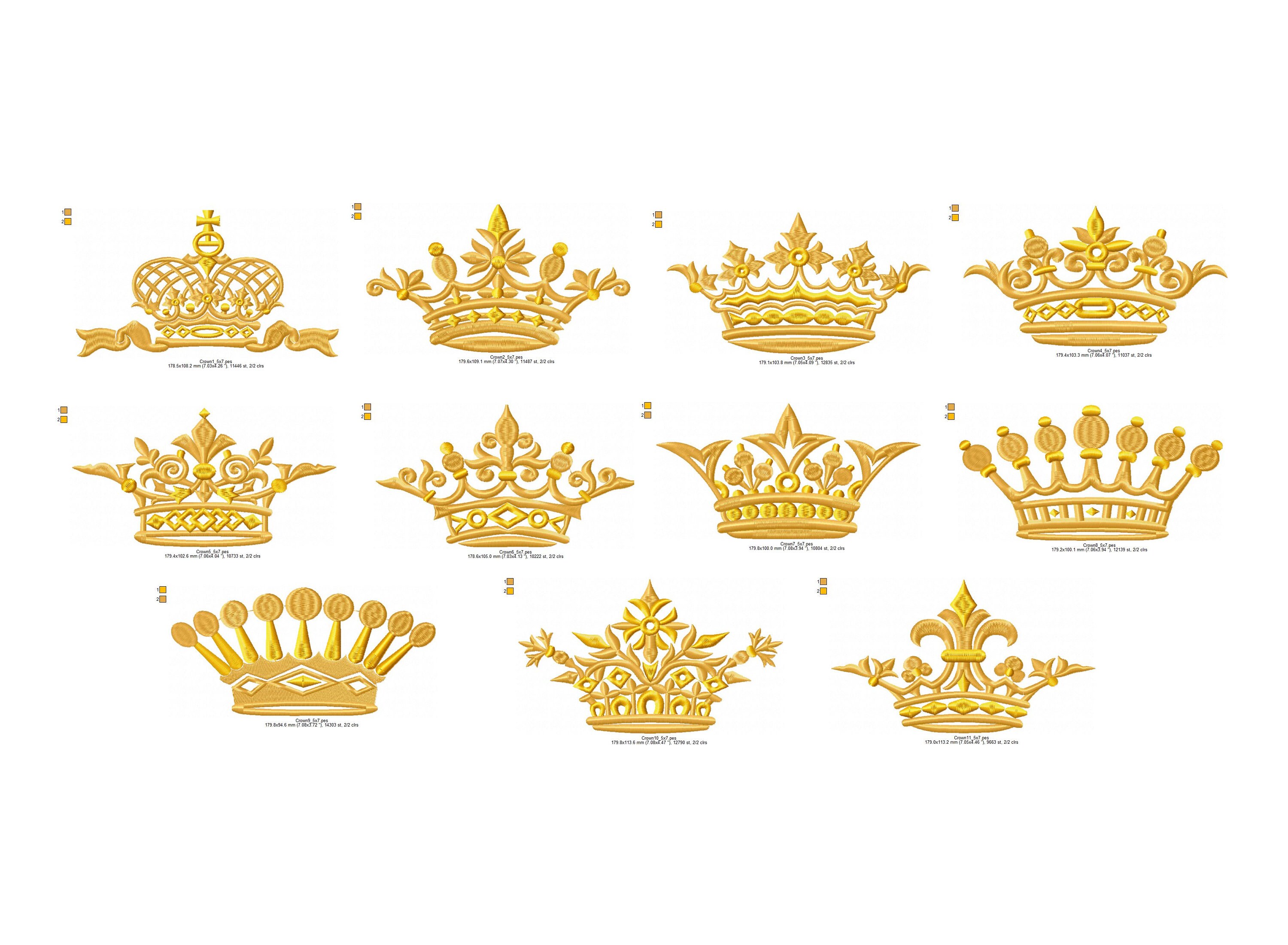 KINGS CROWN Metal Stamp, 6 mm, Royal Crown, Hand Stamping