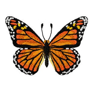 Monarch Butterfly  - Machine Embroidery Design -4x4 Hoop-  Instant Download