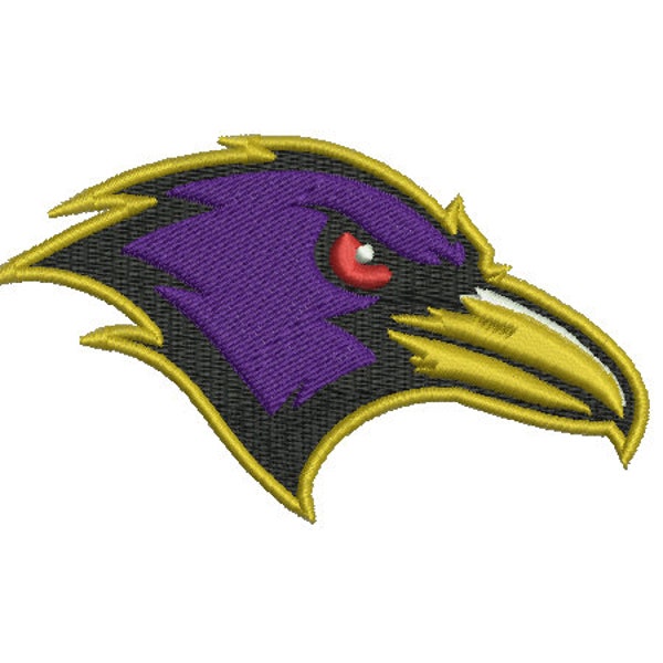 Raven - Ravens football -Machine Embroidery Design - 5 sizes- Instant Download