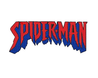 Nombre de Spiderman - Diseño de bordado de máquina, Diseños de bordado, Archivos de bordado, Bordado de máquina, DESCARGA INSTANTÁNEA
