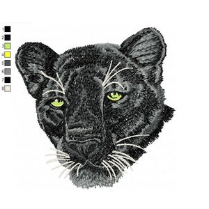 Black Panther- Machine Embroidery Design, Embroidery Designs, Machine Embroidery, 4 sizes , Instant Download
