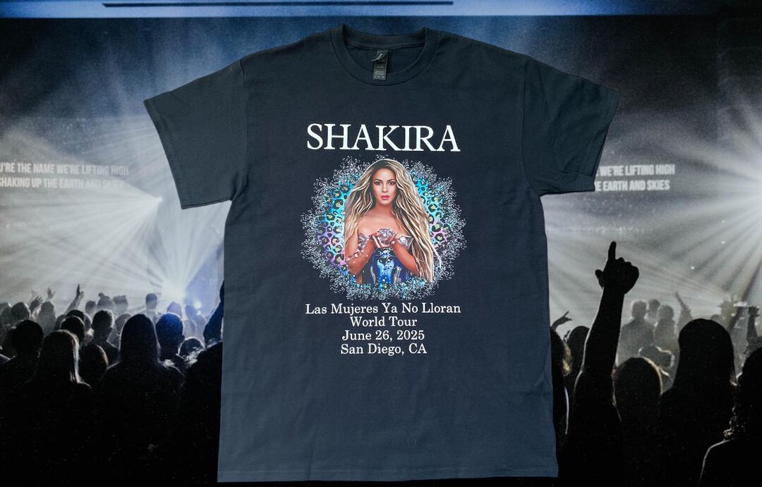 Shakira Las Mujeres Ya No Lloran San Diego Concert Tour Shirt - Etsy
