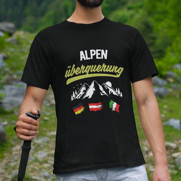 Geschenk für Alpenüberquerung E5 Wanderung Bio - Organic Shirt