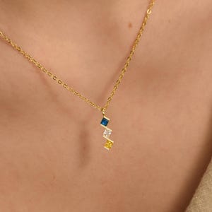 Family Birthstone Necklace,Custom Birthstone Necklace,Multi Birthstone Necklaces,Personalized Jewelry, Bridesmaid Gift,Birthday Gift for Her