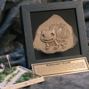 Pokémon, Pikachu Fossil, Psyduck, Bulbasaur, Charmander, Squirtle, Wall ...