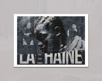 La Haine Movie Art Card (Vincent Cassell, World Cinema)