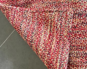 Hand Braided Jute Area Rug: Eco-Friendly Boho Decor
