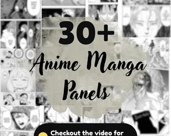 Plus de 30 kits esthétiques minimalistes de collage anime, panneaux manga, kit de collage esthétique, mur anime, mur manga, affiches vintage, grunge