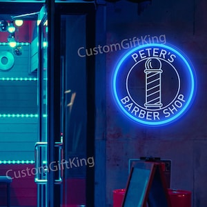 Barber Shop Neon Sign Wall Decor, Led Neon Sign Beauty Bar Decor, Neon Lights Business Decor,  Led Light Personalized Gifts