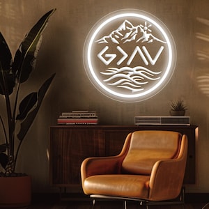 God Greater Than Highs and Lows Neon Sign Wall Decor, Led Sign Christian Gifts,  Custom Sign Gift for Him, Home Decor, Personalized Gifts