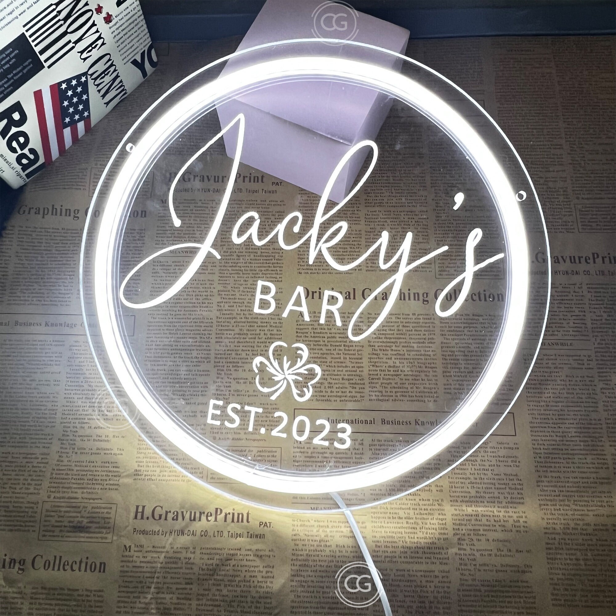 Neon Bar Sign Wall Decor Engrave Neon Sign Home Bar Decor Etsy