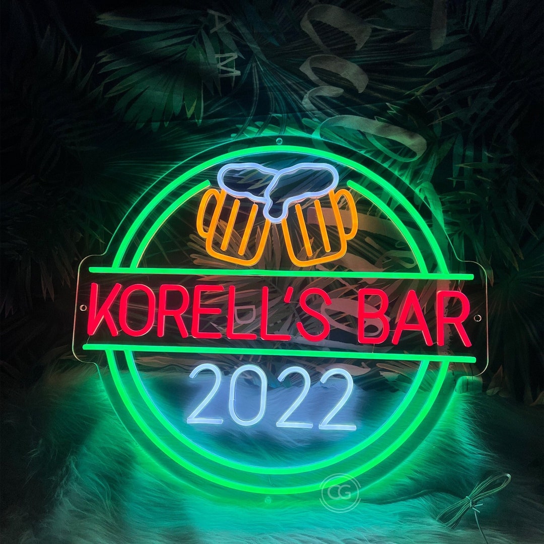 Neon Sign Custom Wall Decor Neon Lights Business Logo Sign Etsy