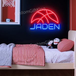 Signo de nombre personalizado, regalo personalizado para él, regalo de signo de nombre de neón para ella, regalo personalizado de signo de nombre de guardería, regalo de Navidad de signo LED personalizado