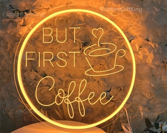 Coffee Neon Sign Wall Decor, Led Neon Sign Home Bar Decor, Neon Lights Home Decor, Led Light Personalized Gifts