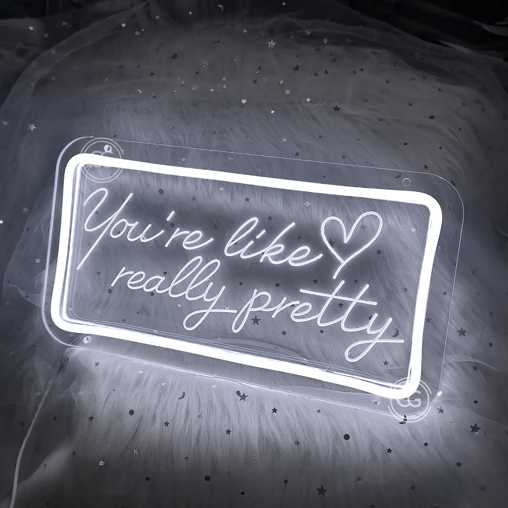 Really Signs You're Like Really Pretty Neon Sign Custom Gift for Her, Led Sign Room ...