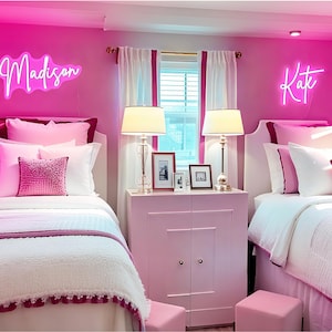 Custom Neon Name Sign: Personalized LED Wall Decor, Dorm Room Art