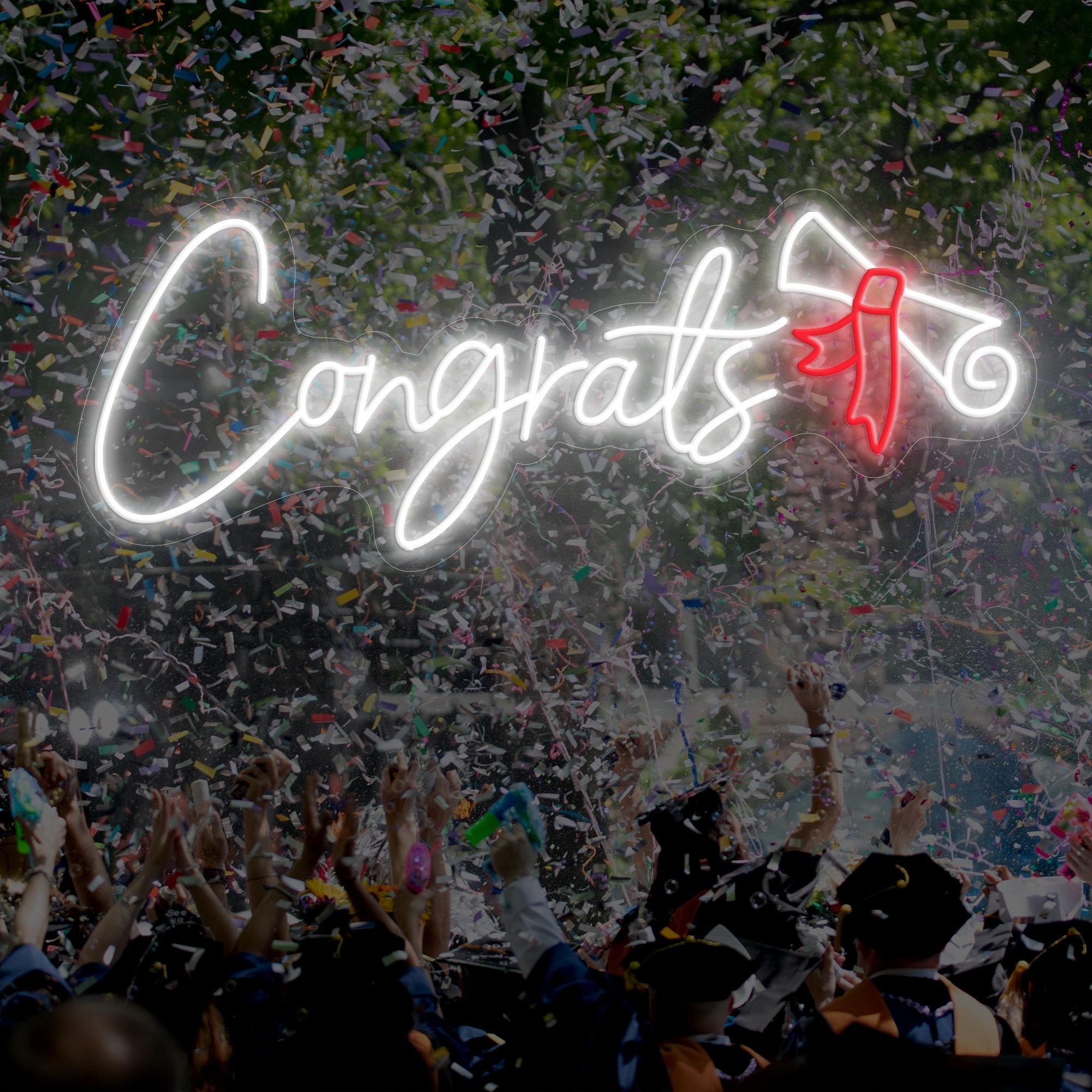 Custom Neon Sign for Graduation Gifts, Congrats Neon Lights ...