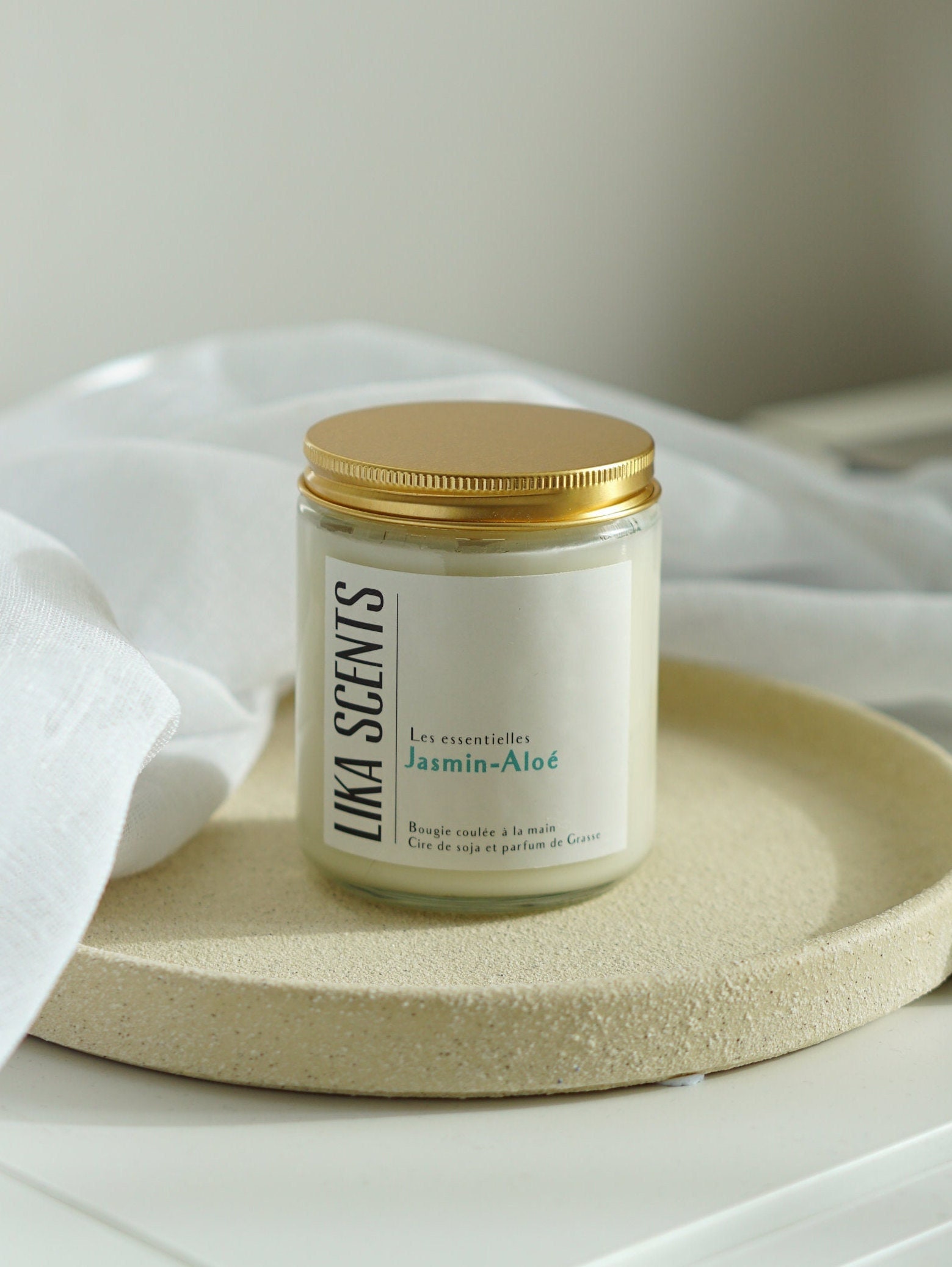 Bougie Jasmin-Aloe Vera - 266Ml