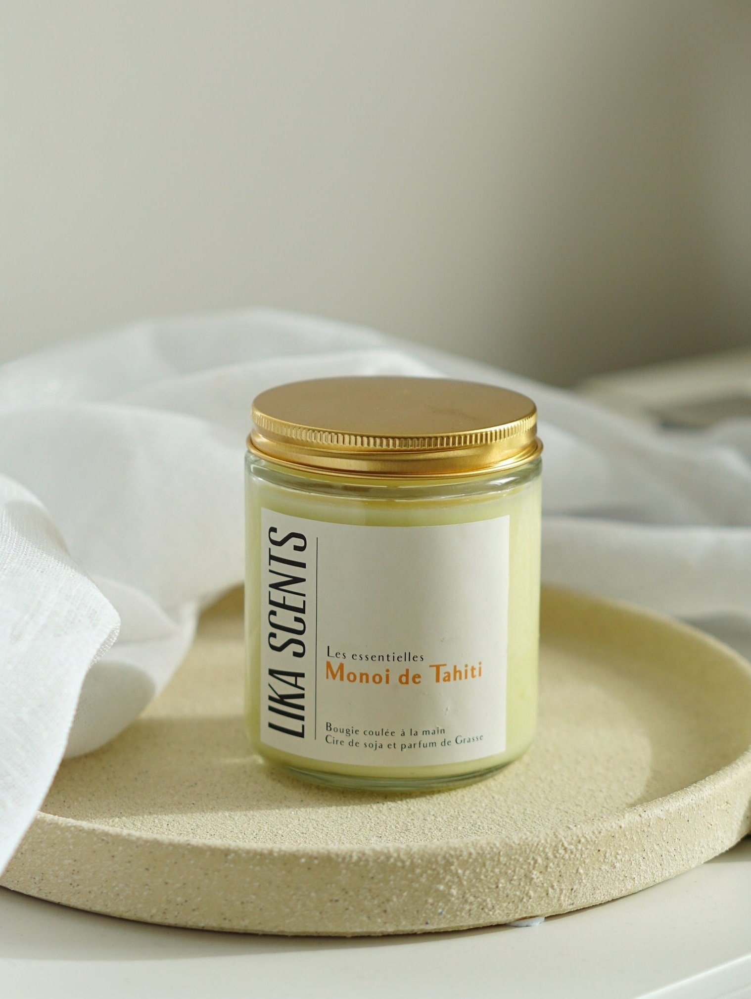 Bougie Monoï de Tahiti - 266Ml