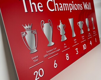 Liverpool FC the Champions Wall Sign: Liverpool Fan Gift, LFC