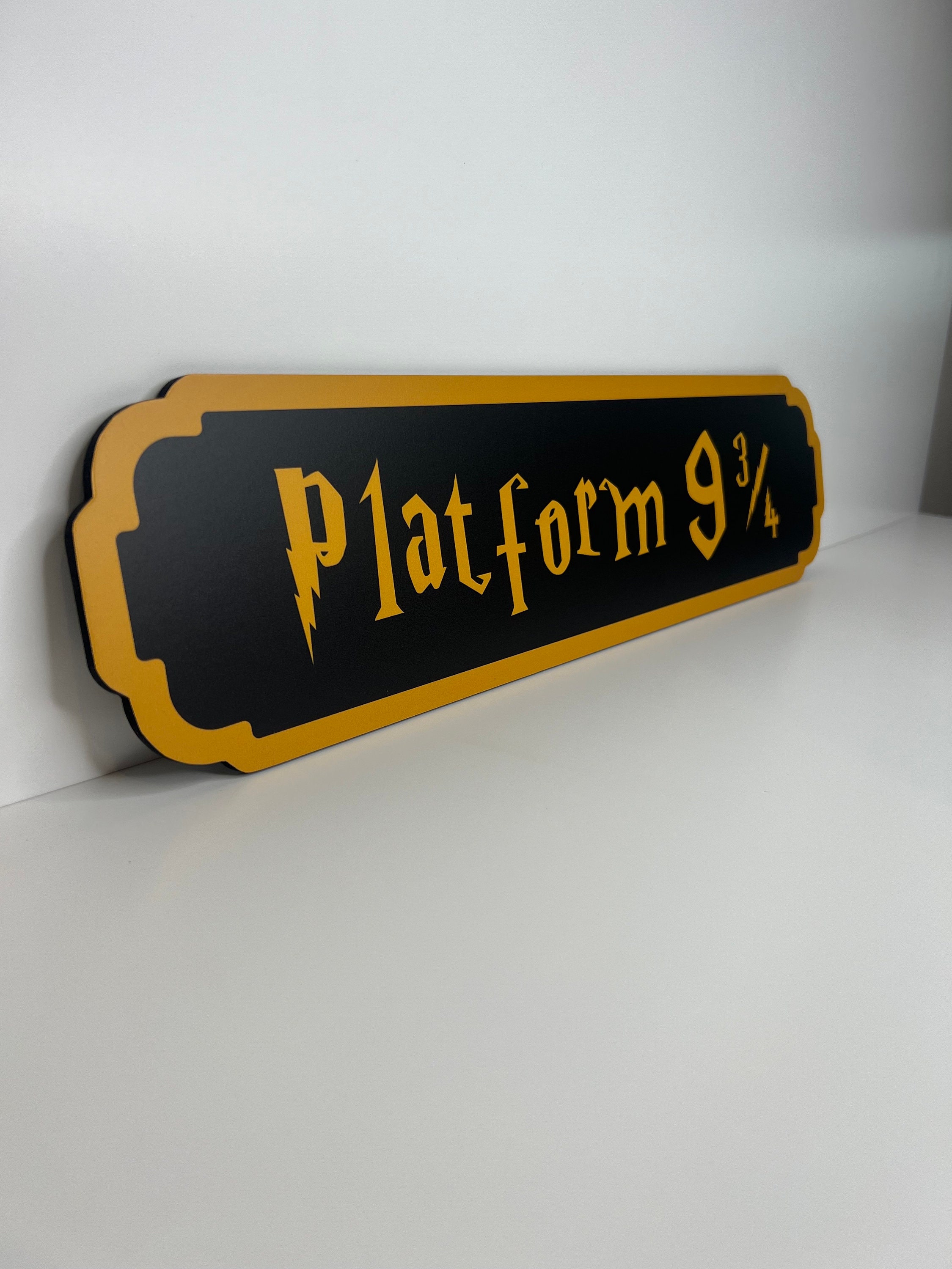 Harry Potter Platform 9 3/4 Road / Street Sign Door Sigs - Etsy