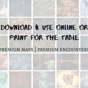 Modular Dungeon Tiles Pack 1 Printable Tabletop - Etsy