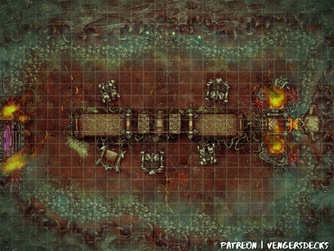 25 Premium RPG Battle Maps – Richly Detailed Printable Scenery (bundle ...