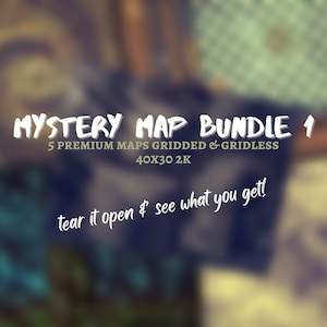 Mystery Battle Map Bundle Pack 1  - Printable - Tabletop Roleplaying Game Maps - Richly-detailed - DnD - Dungeonmaster - Gamemaster