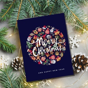 Printable card/Christmas card/ Cute Christmas card/Instant download/Digital download/card him/card for her/card for kids/Merry Christmas