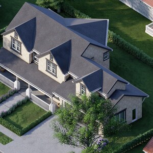 Custom House Exterior 3D Rendering: Online Design Service