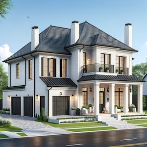 Home Exterior Remodel Design, 3D Rendering from Photos, Architectural Visualization Service