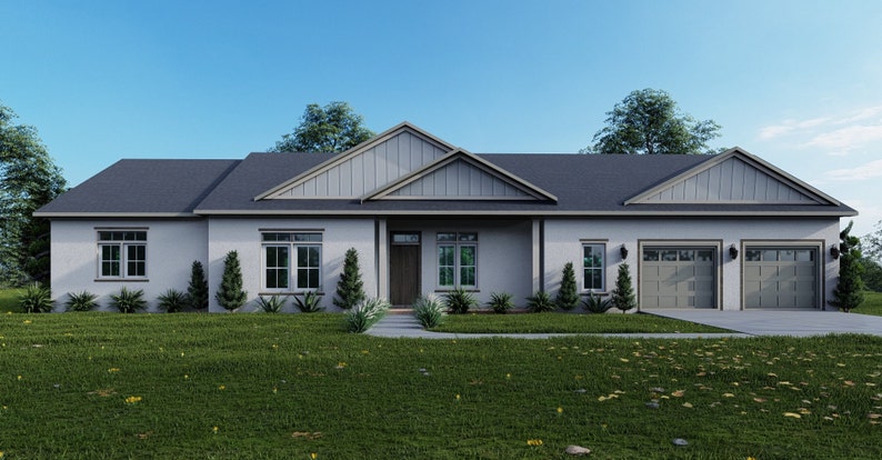 Exterior House 3D Rendering, Architectural Rendering Services image 7