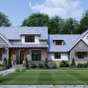 Custom 3D House Exterior Design: Realistic Architectural Rendering