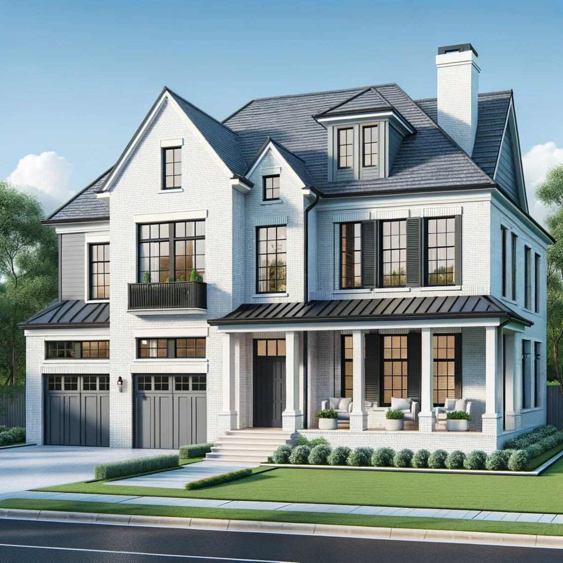 Online House Exterior Design, 3D Architectural Rendering, Custom Home ...