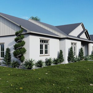 Exterior House 3D Rendering, Architectural Rendering Services image 5