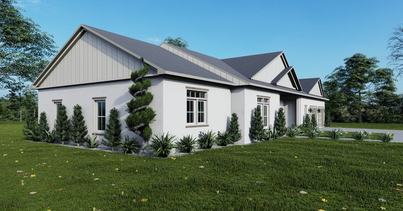 Exterior House 3D Rendering, Architectural Rendering Services image 5