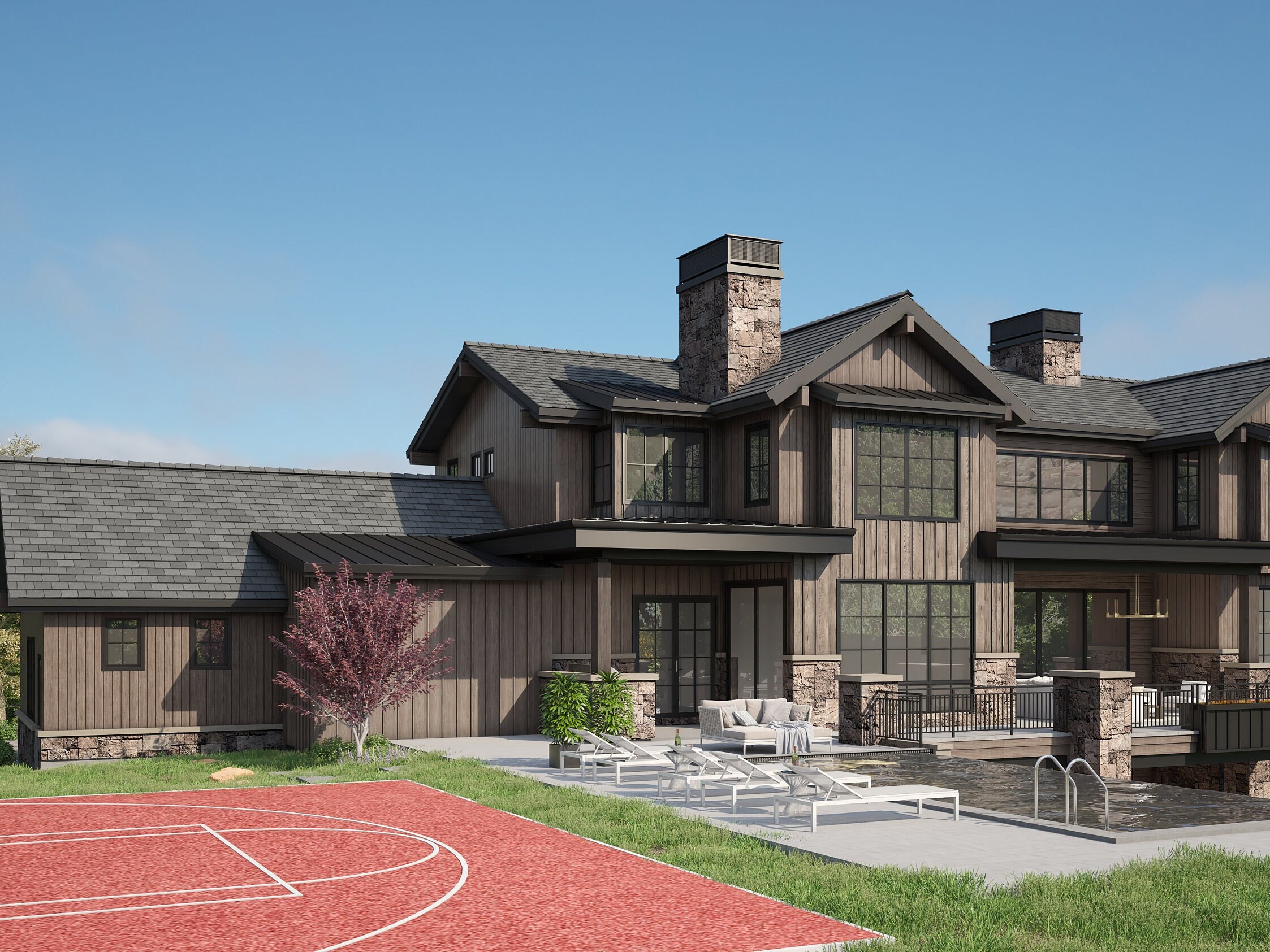 Online Exterior House 3D Rendering, House Visualization, Exterior ...