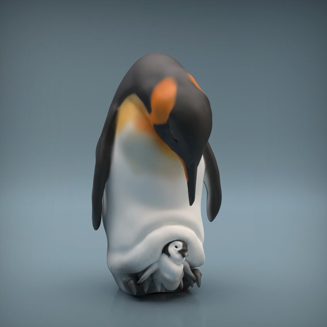 LightningStore Adorable Cute Father Mother Emperor Penguin Doll Realis