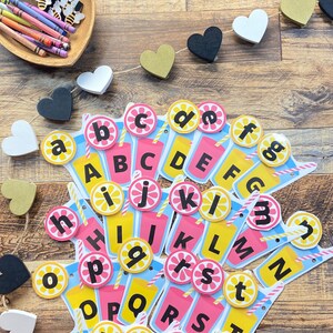 Lemonade Letter  Matching Printable  •  Letter Matching Printable   •  Preschool Letter Recognition    •  Letter Learning   •  Summer