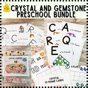 Crystal and Gemstone Preschool Bundle