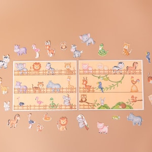 Noahs Ark Animal Matching Printable • Montessori Printable ...