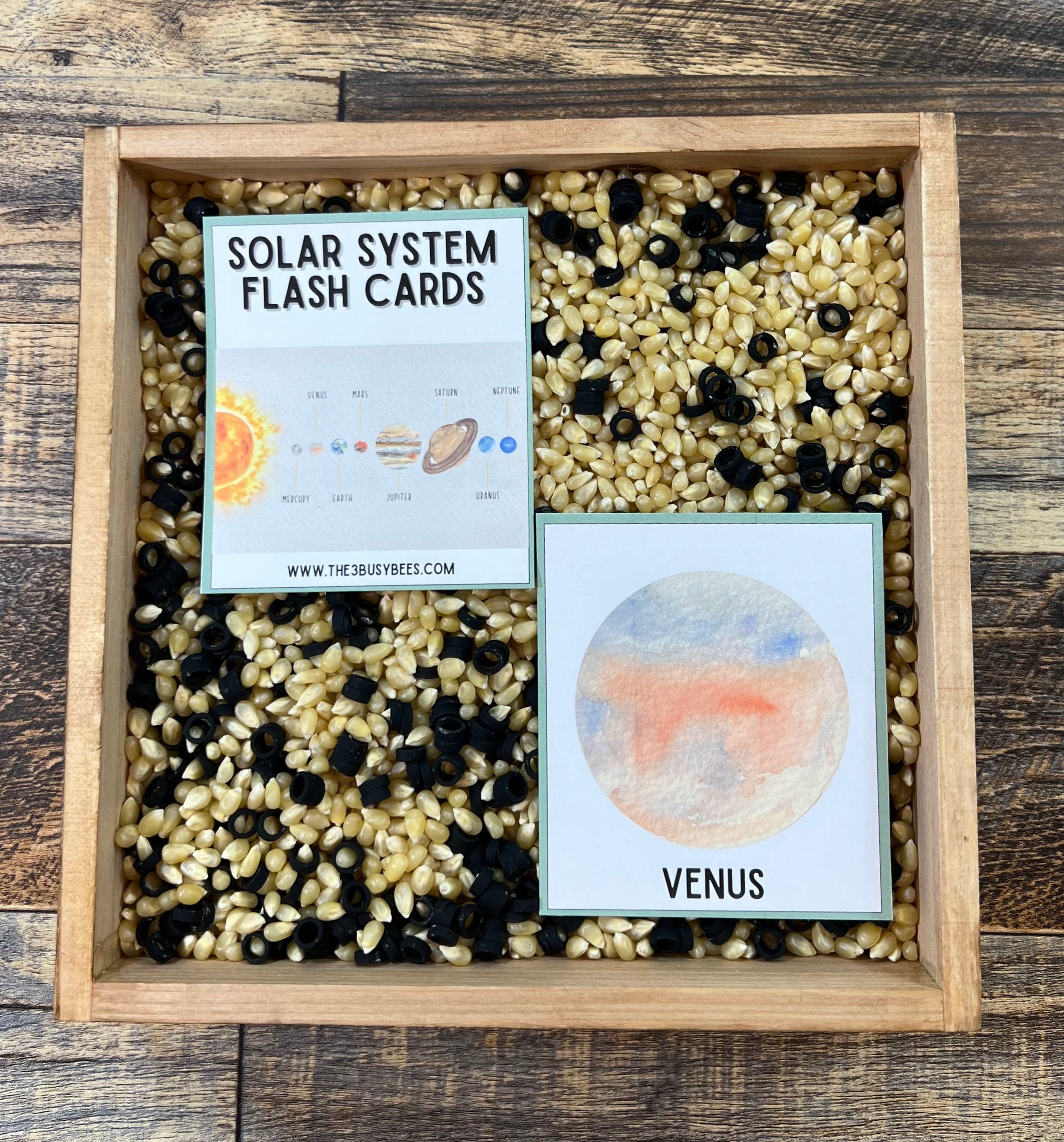 Solar System Flash Solar System Flash Cards Printable • Solar System Learning • Planets ...