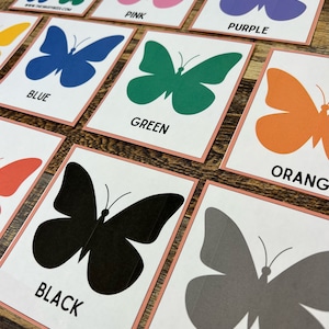 Butterfly Color Matching Printable  • Preschool Printable  • Color Learning  • Homeschool Worksheet